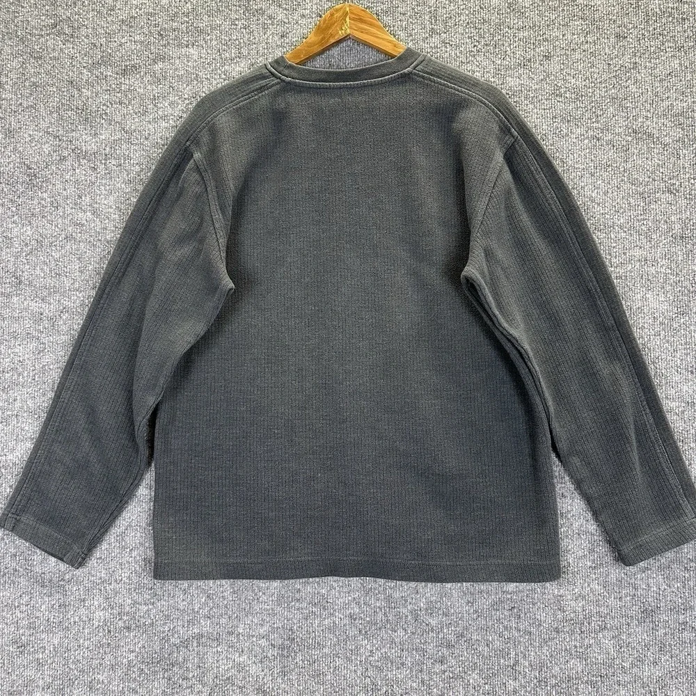 Aeropostale Sweatshirt Mens Medium Gray Crewneck Long Sleeve‎ Pullover Logo